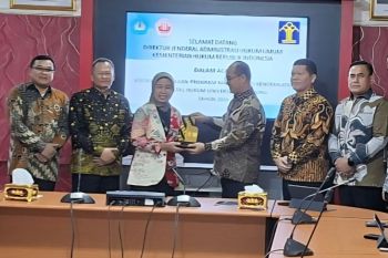 Dirjen AHU tinjau kesiapan FH Unila untuk Prodi Magister Kenotariatan