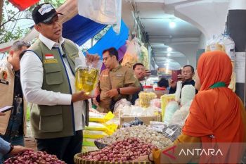 Dirut Bulog cek harga dan stok pangan di pasar di Kota Semarang jelang Lebaran 2026