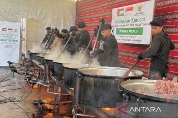 Baznas kirim hidangan buka puasa sumbangan warga RI untuk warga Gaza