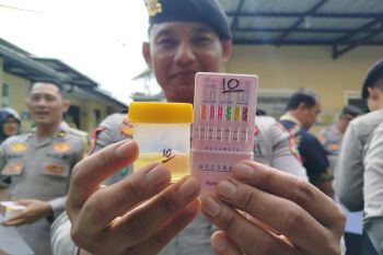 Ribuan anggota Polres Ponorogo jalani tes urine antisipasi narkoba