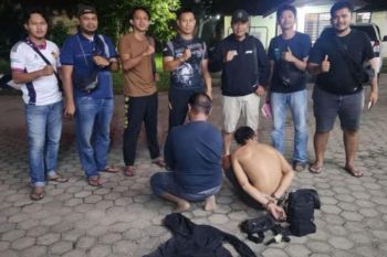 Polisi Batang Hari tangkap dua begal motor bermodus mengaku intel
