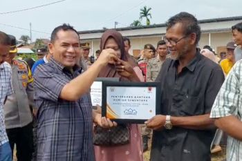 67 KK penyintas banjir di Lhokseumawe jalani Ramadhan di Huntara