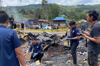 Hasil olah TKP: kebakaran Pasar Tolikara karena korsleting listrik