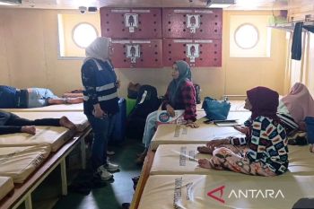 Arus mudik di Pelabuhan Sampit mulai meningkat