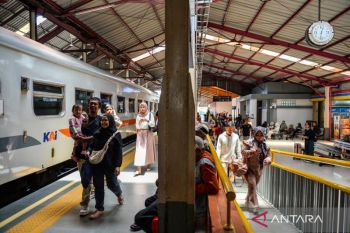Mudik awal di Stasiun Kiaracondong Bandung