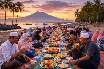 Jadwal buka puasa hari ini di Lombok Timur, Minggu 1 Maret 2026