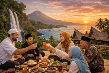 Jadwal buka puasa hari ini di Lombok Utara, Minggu 1 Maret 2026
