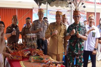 Bupati Bartim resmikan koperasi merah putih di Tamiang Layang
