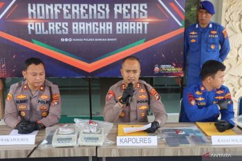 Polres Bangka Barat gagalkan penyelundupan 11,2 ton pasir timah ke Malaysia, lima orang diamankan