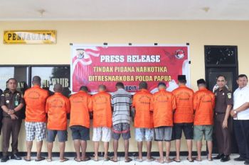 Ditnarkoba Polda Papua musnahkan 6,3 kilo gram ganja di Jayapura