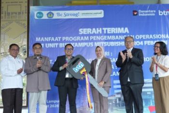 Unila terima manfaat program pengembangan operasional bus kampus dari BTN