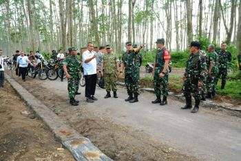 Mabes TNI AD evaluasi pelaksanaan TMMD di Kediri