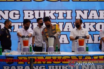 Polda Bali musnahkan ganja hingga kokain ribuan gram