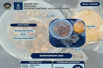 Pengelola MBG Dompu Matua bantah menu tak sesuai standar