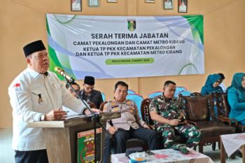 Wakil Bupati Lampung Timur pimpin sertijab Camat Pekalongan dan Metro Kibang