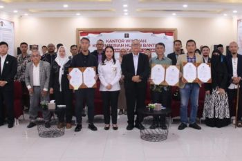 Kemenkum Banten gandeng 29 OBH untuk bantuan hukum bagi warga miskin