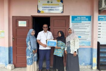 PT Timah dukung inovasi - penelitian pelajar SMPN 1 Simpang Pesak Belitung Timur