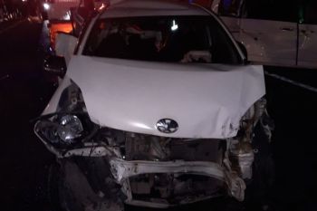 Tabrakan beruntun di tol Cipularang renggut dua korban jiwa