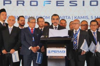 Harris Arthur mendeklarasikan Peradi Profesional jawab tantangan advokat