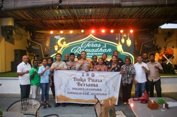 Polres Jayapura pererat sinergitas dengan insan pers