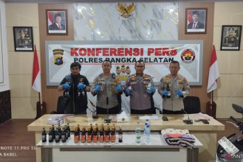 Polres Bangka Selatan ungkap 8 kasus selama operasi pekat 2026