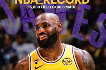 LeBron James kembali pecahkan rekor NBA, kini field goal ke-15.838