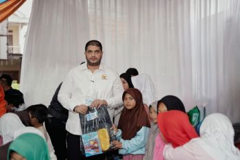 Rajiv Berikan PIP Hingga KIP Anak Korban Terdampak Longsor Cisarua