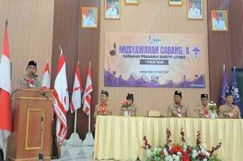 Bupati Shalahuddin tekankan peran pramuka dalam membangun karakter generasi muda