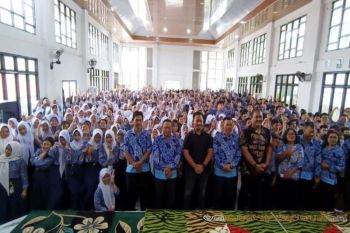 SMPN 1 Muara Teweh undang Densus sosialisasi bahaya radikalisme bagi pelajar