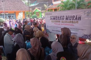 Pasar murah Ramadhan Sokanandi Kabupaten Banjarnegara bantu warga jelang Lebaran