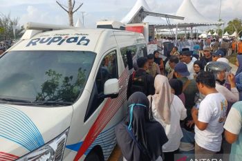 Lebaran, warga antusias tukar uang melalui BI Kepri di Tanjungpinang