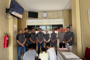 Polda Babel tahan tiga tersangka terkait kasus dugaan kekerasan terhadap jurnalis