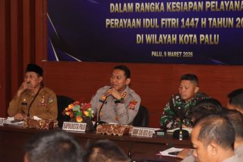 Polresta Palu perkuat koordinasi lintas sektor pengamanan Idul Fitri