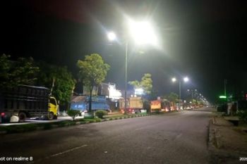 Kemacetan di jalan jenderal Sudirman Muara Bulian Berlanjut
