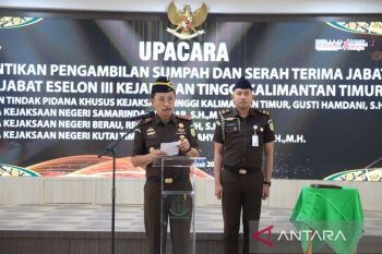 Kajati Kaltim minta integritas pejabat dalam penegakan hukum