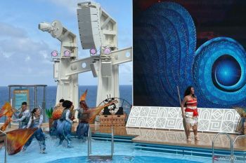 Pertunjukan Moana di kapal Disney Adventure langsung berlatar laut&nbsp;