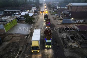 Jalur mudik rawan macet di Jambi