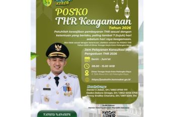 Posko Pengaduan THR 2026 mulai bisa di akses warga Palangka Raya