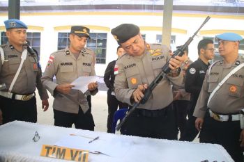 Polda Aceh gelar pemeriksaan senjata api personel