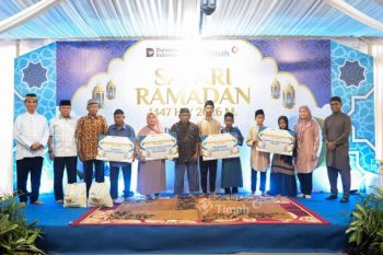 PT Timah hadirkan senyum bagi penerima bantuan Tahfiz Quran - Anak Yatim Piatu