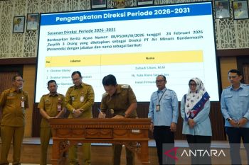 RUPS PT Air Minum Bandarmasin tetapkan jajaran direksi baru