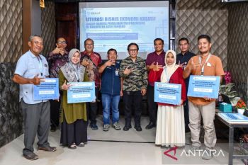 50 pegiat ekraf Aceh Tamiang terima bantuan dari Kemenekraf dan BSI