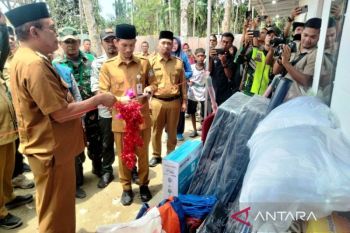 Jelang Idul Fitri, korban bencana di Aceh Barat mulai tempati huntara