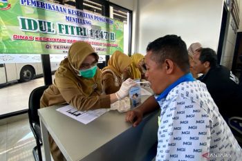 Sopir bus di Garut tes urine pastikan tidak konsumsi narkoba
