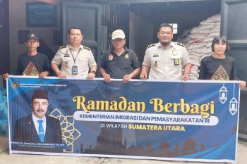 Menteri Imigrasi dan Pemasyarakatan hadirkan 4.000 paket Ramadan bagi warga Medan