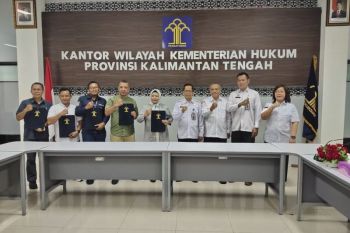 Kanwil Kemenkum Kalteng jalin kerja sama strategis dengan LKBN ANTARA