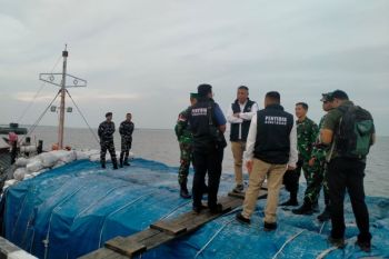 Kemenhut-TNI AL gagalkan penyelundupan 200 ton arang bakau di Riau