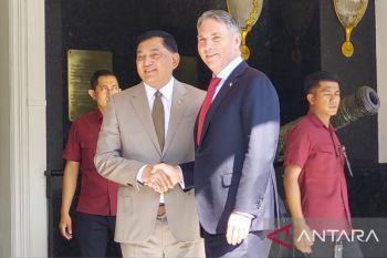 Menhan Sjafrie terima kunjungan Menhan Australia Richard Marles di Jakarta