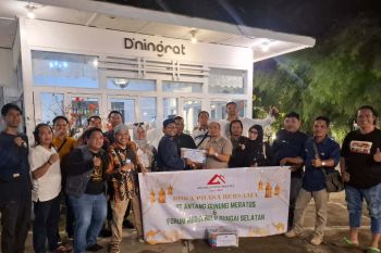PT AGM berbagi kebahagiaan Ramadhan bersama para pewarta HSS