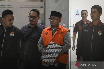 Yaqut jalani tes kesehatan di RS Polri sebelum ditahan